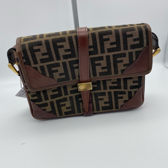 Fendi Handbags - Fendi Zucca Shoulder Bag